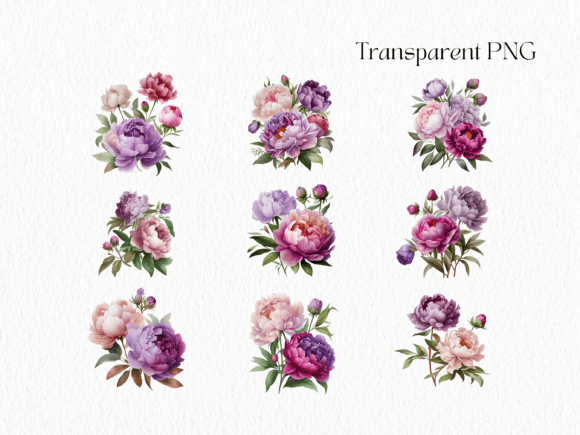 Lavender & Pink Flowers Watercolor – Beautiful Floral Designs for Crafts & DIY Projects
