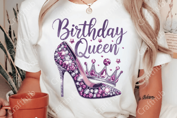 Birthday Queen PNG | Queen Sublimation Design
