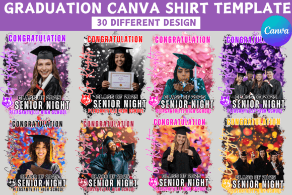 2025 Graduation Canva Editable Template | Custom Senior Year Design