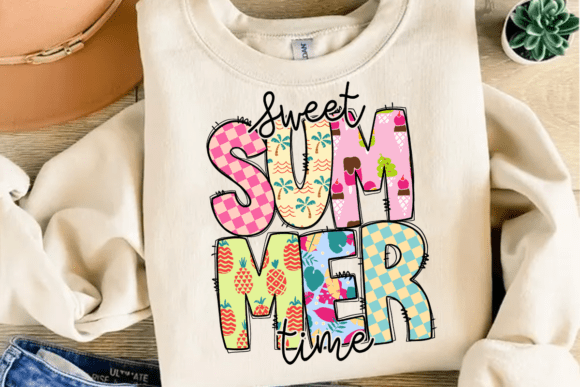 Sweet Summer Time Sublimation - Fun & Vibrant Design