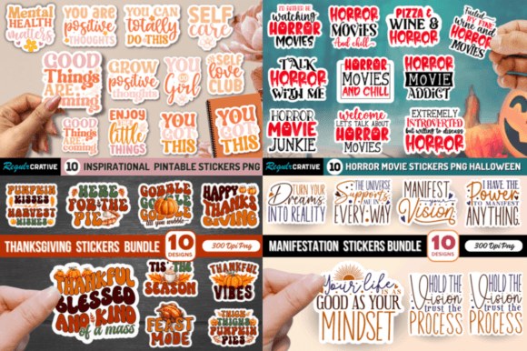 The Special Mega Stickers PNG Bundle - Fun & Creative Designs