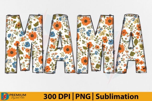Boho Floral Mama PNG & Retro Mama Flower - Beautiful Designs for Every Mama
