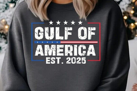 Gulf of America 2025 SVG PNG - Patriotic & Customizable Design