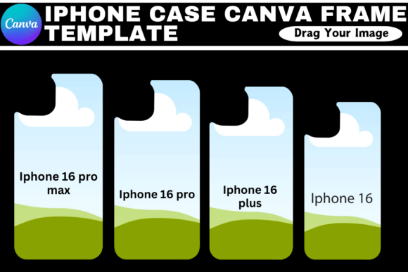 iPhone Cases Canva Editable Template - Customizable & Stylish Designs