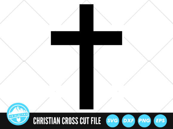 Christian Cross SVG – Religious Cross Design for Crafting and Custom Projects