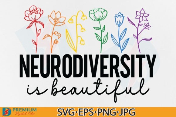 Neurodiversity is Beautiful SVG – Autism Awareness Design for Crafting