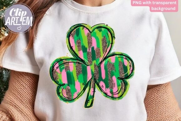 Shamrock PNG | St. Patrick's Day Leaf Image | Lucky Clover Design