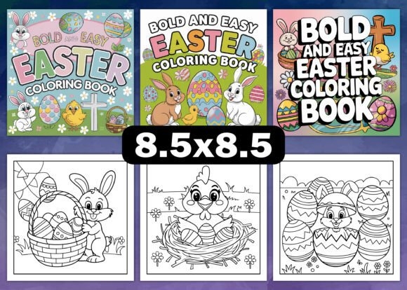 Bold and Easy Easter Coloring Pages for Kids | Fun Holiday Activity