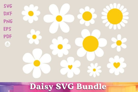 Daisy SVG | Daisy Flower SVG | Summer SVG | Floral Digital Design