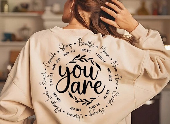 You Are Inspiration SVG & Bible Verse SVG – Uplifting Designs for Custom Projects