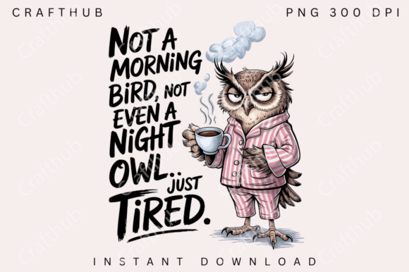 Funny Owl PNG & Funny Animal PNG – Playful Designs for Creative Projects