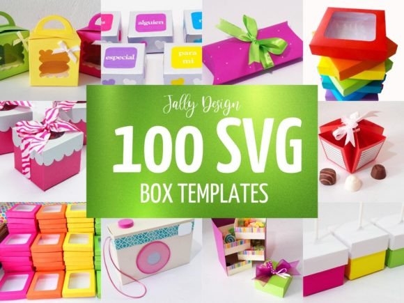 100 SVG Box Templates Vol.1 - Packaging | Customizable & Creative Designs