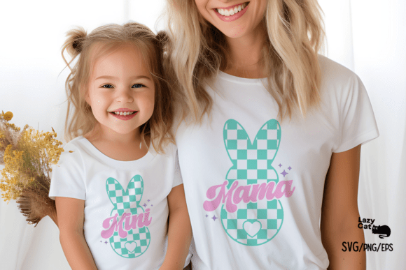Easter Bunny Mama Mini SVG PNG | Adorable & Customizable Designs for Crafts