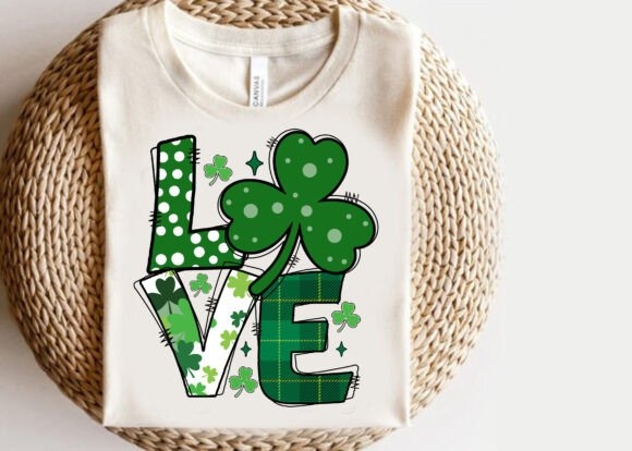 Love Cute Green St Patrick's Day Shirt