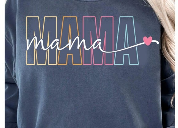 Mama Svg, Mom T-Shirt