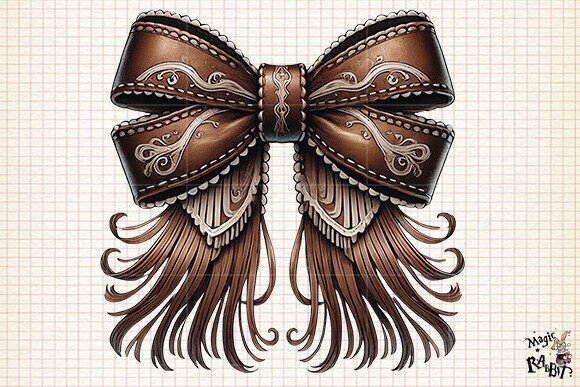 Western Cowgirl Bow Png
