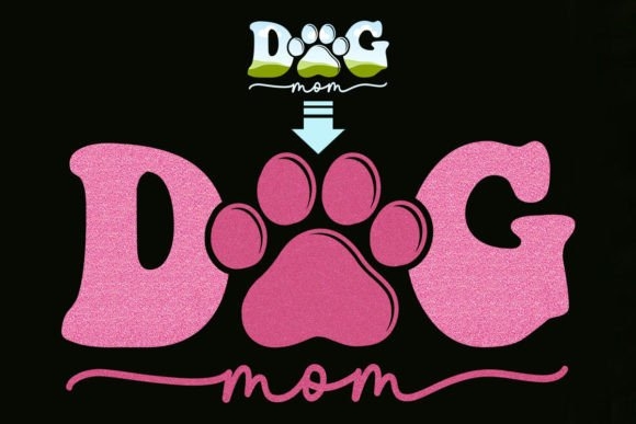 Dog Mom Canva Frame Template Design – Customizable Frames for Dog Lovers
