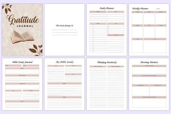 Bible Study Journal – Canva Template for Organized Faith Reflection
