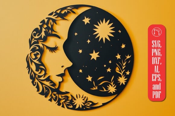 Cricut Magic and Celestial SVG Cut File – Enchanting Design for Custom Projects
